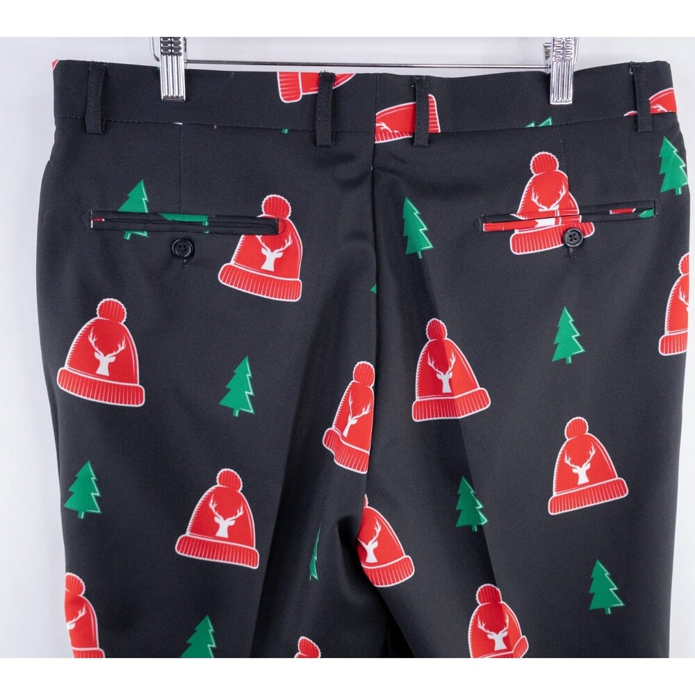 BRAVEMAN Ugly Christmas Blazer Suit 2pc 42R Pants W36xUnhemmed NWT - Picture 16 of 16